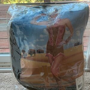 Dreamgirl Western Costume with Gold and Purple Accents